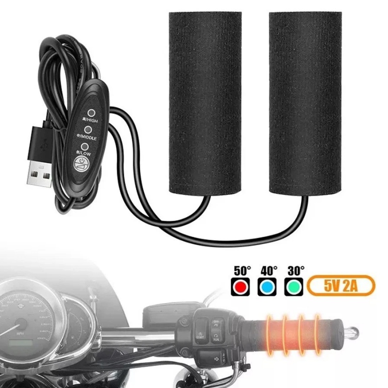 Podgrzewane manetki motocyklow – Handlebar Grip Heated recenzja i cena